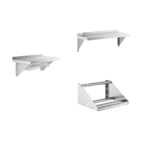 Repisas y Garabatos de Acero Inoxidable